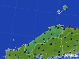 島根県のアメダス実況(日照時間)(2019年10月03日)