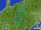 2019年10月04日の長野県のアメダス(風向・風速)