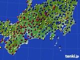 東海地方のアメダス実況(日照時間)(2019年10月06日)