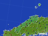 島根県のアメダス実況(日照時間)(2019年10月06日)