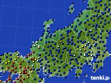 北陸地方のアメダス実況(日照時間)(2019年10月07日)