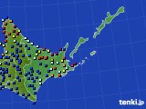 道東のアメダス実況(日照時間)(2019年10月07日)