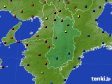 奈良県のアメダス実況(日照時間)(2019年10月07日)