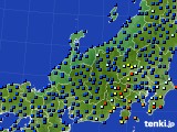 北陸地方のアメダス実況(日照時間)(2019年10月08日)