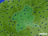 2019年10月08日の群馬県のアメダス(日照時間)