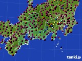 2019年10月09日の東海地方のアメダス(日照時間)