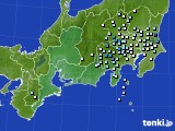 東海地方のアメダス実況(降水量)(2019年10月11日)