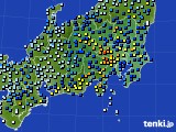関東・甲信地方のアメダス実況(降水量)(2019年10月12日)