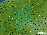 群馬県のアメダス実況(降水量)(2019年10月12日)