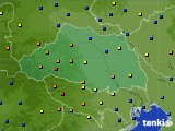 埼玉県のアメダス実況(降水量)(2019年10月12日)