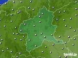 群馬県のアメダス実況(気温)(2019年10月15日)
