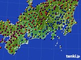 東海地方のアメダス実況(日照時間)(2019年10月16日)