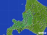 道央のアメダス実況(降水量)(2019年10月19日)