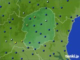 栃木県のアメダス実況(日照時間)(2019年10月19日)