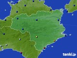 徳島県のアメダス実況(日照時間)(2019年10月19日)