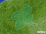 群馬県のアメダス実況(気温)(2019年10月19日)