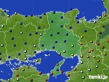 2019年10月20日の兵庫県のアメダス(日照時間)