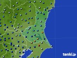 茨城県のアメダス実況(降水量)(2019年10月25日)