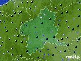 群馬県のアメダス実況(降水量)(2019年10月25日)