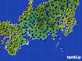 2019年10月26日の東海地方のアメダス(日照時間)