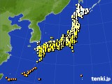 アメダス実況(気温)(2019年10月26日)