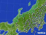 2019年10月29日の北陸地方のアメダス(降水量)