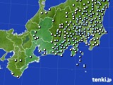 東海地方のアメダス実況(降水量)(2019年10月29日)