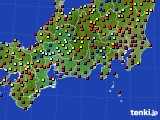 2019年10月30日の東海地方のアメダス(日照時間)