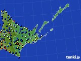 2019年10月31日の道東のアメダス(日照時間)