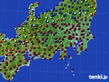 2019年11月01日の関東・甲信地方のアメダス(日照時間)