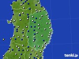 2019年11月01日の岩手県のアメダス(風向・風速)