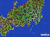 2019年11月02日の関東・甲信地方のアメダス(日照時間)