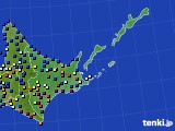 道東のアメダス実況(日照時間)(2019年11月04日)