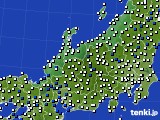 2019年11月04日の北陸地方のアメダス(風向・風速)
