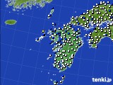 2019年11月04日の九州地方のアメダス(風向・風速)