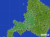 道央のアメダス実況(風向・風速)(2019年11月04日)