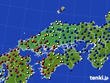 2019年11月07日の中国地方のアメダス(日照時間)
