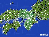 近畿地方のアメダス実況(風向・風速)(2019年11月07日)