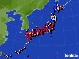 アメダス実況(日照時間)(2019年11月08日)