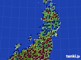 東北地方のアメダス実況(日照時間)(2019年11月09日)