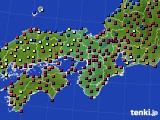 近畿地方のアメダス実況(日照時間)(2019年11月09日)