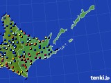 道東のアメダス実況(日照時間)(2019年11月09日)