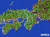 近畿地方のアメダス実況(日照時間)(2019年11月10日)