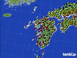 九州地方のアメダス実況(日照時間)(2019年11月10日)