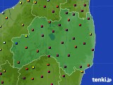 2019年11月10日の福島県のアメダス(日照時間)