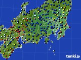 2019年11月11日の関東・甲信地方のアメダス(日照時間)