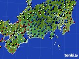 2019年11月11日の東海地方のアメダス(日照時間)