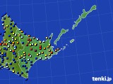 2019年11月11日の道東のアメダス(日照時間)