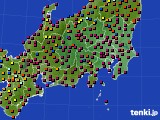 2019年11月12日の関東・甲信地方のアメダス(日照時間)