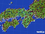 近畿地方のアメダス実況(日照時間)(2019年11月12日)